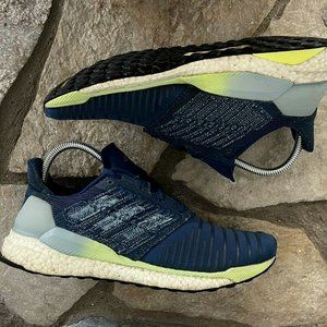 Adidas Solar Boost Trail Running Shoes Legend Marine Blue B96286 Men's Sz 8